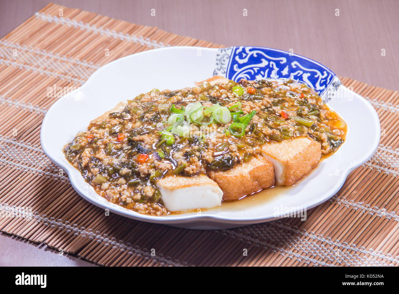 bean curd cuisine Stock Photo