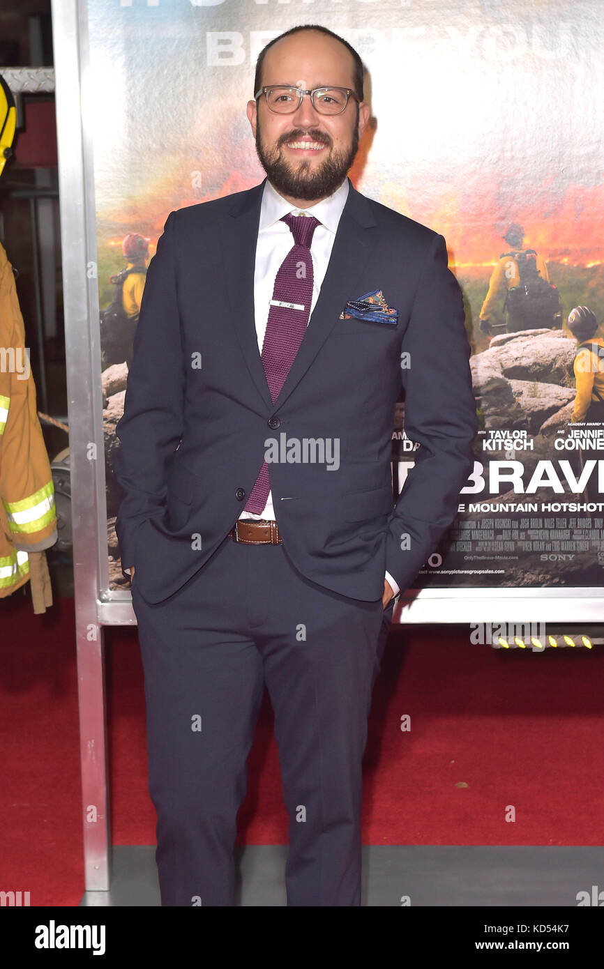 Joseph Trapanese attends the 'Only the Brave' premiere at Regency ...