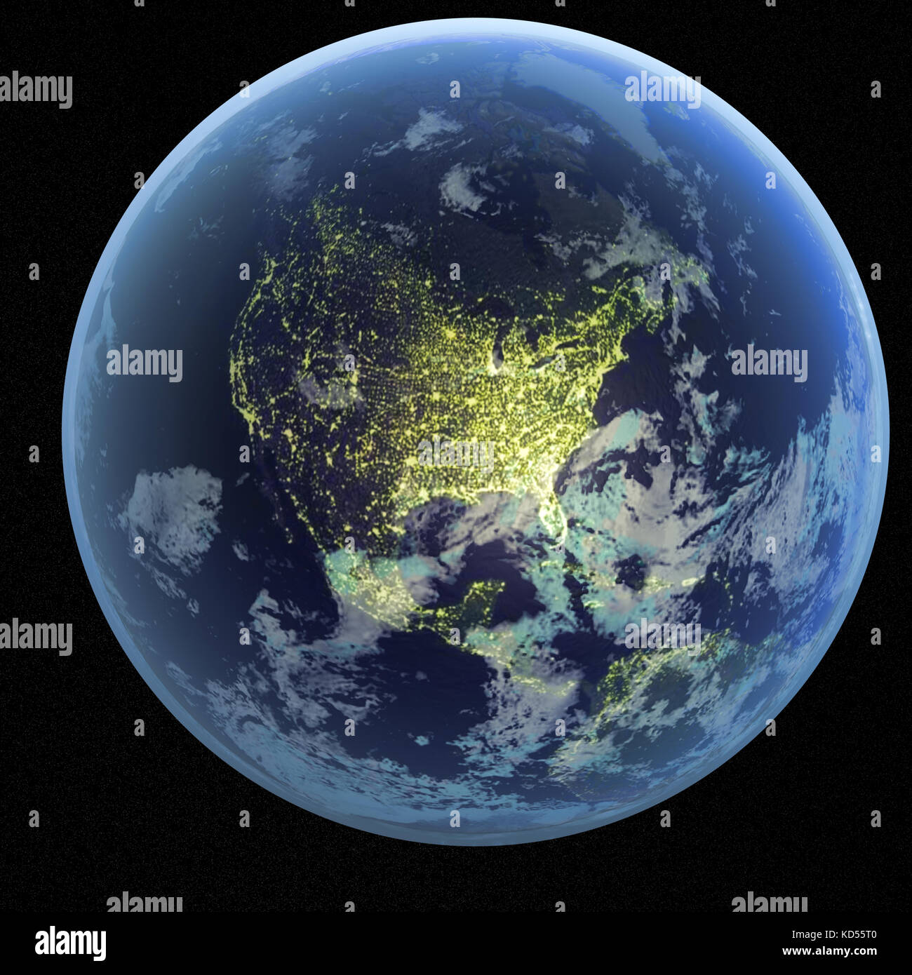 Map world dark clouds hi res stock - Dark Side Of Earth KD55T0