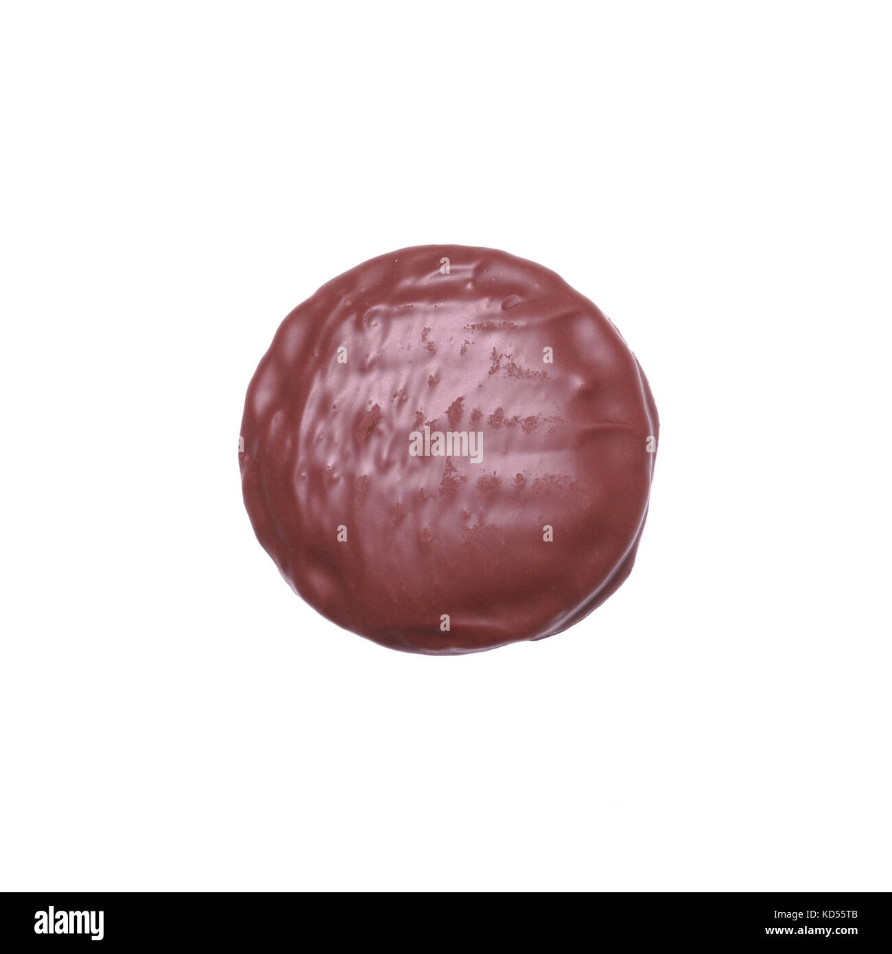 chocolate glazed cookie Stock Photo Alamy