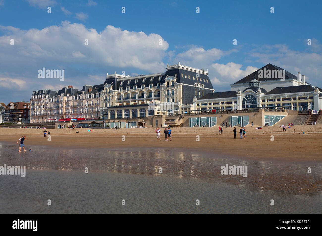 The Norman Coast In The Area Called Cote Fleurie The Seaside Resort 