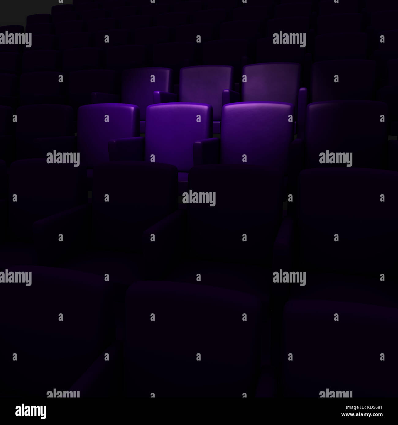 Empty cinema auditorium screen hi-res stock photography and images - Alamy