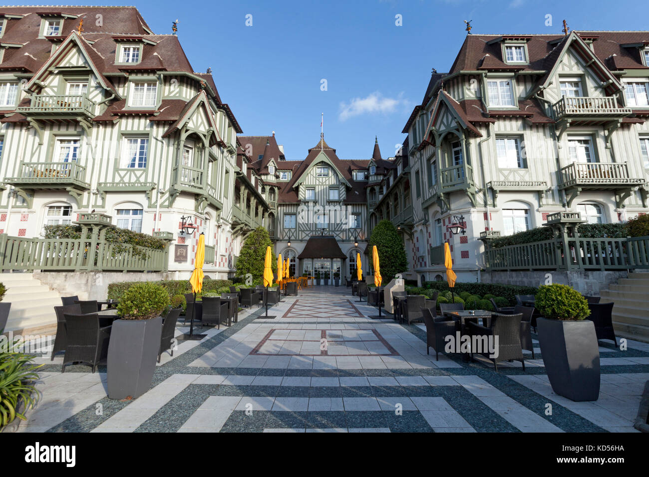 Deauville (Normandy, northern France): Normandy Hotel, Groupe Lucien  Barriere. (Not available for postcard production Stock Photo - Alamy