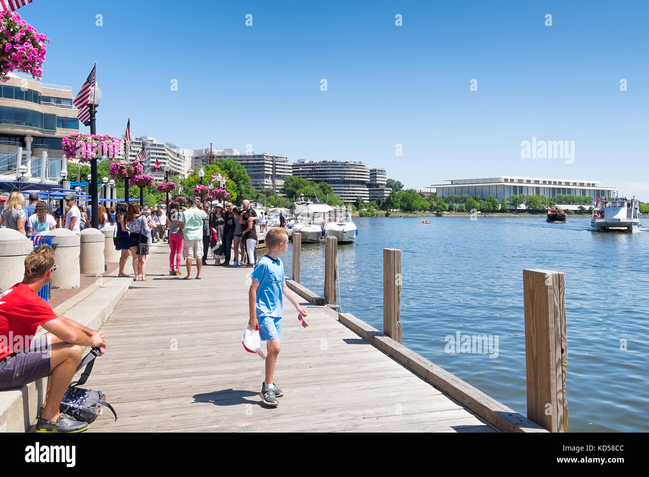 WASHINGTON DCMay 24, 2015 waterfront scene along the Stock