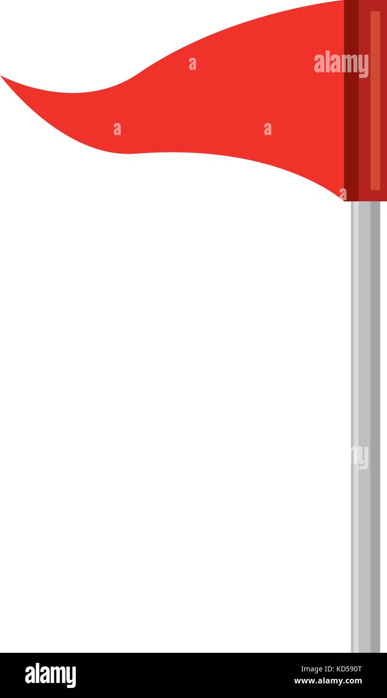 pointer location flag isolated icon vector illustration design Stock ...