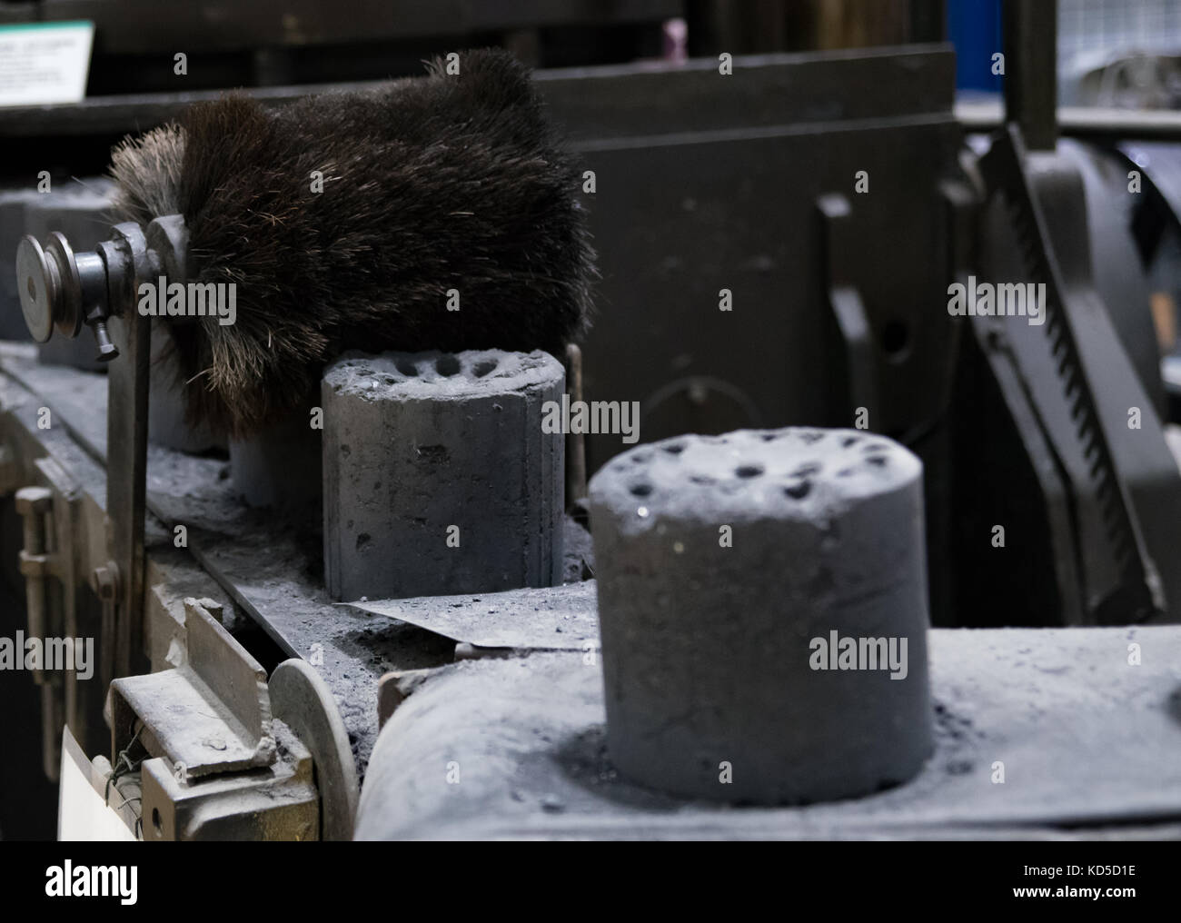 coal briquettes. Stock Photo