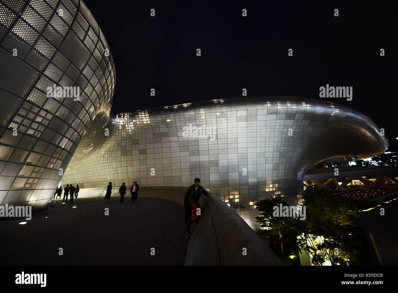 The Dongdaemun Design Plaza in Seoul, South Korea. Stock Photo