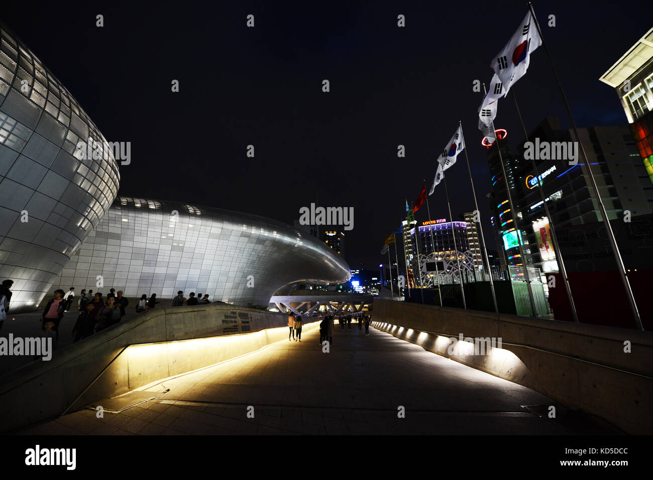 The Dongdaemun Design Plaza in Seoul, South Korea. Stock Photo