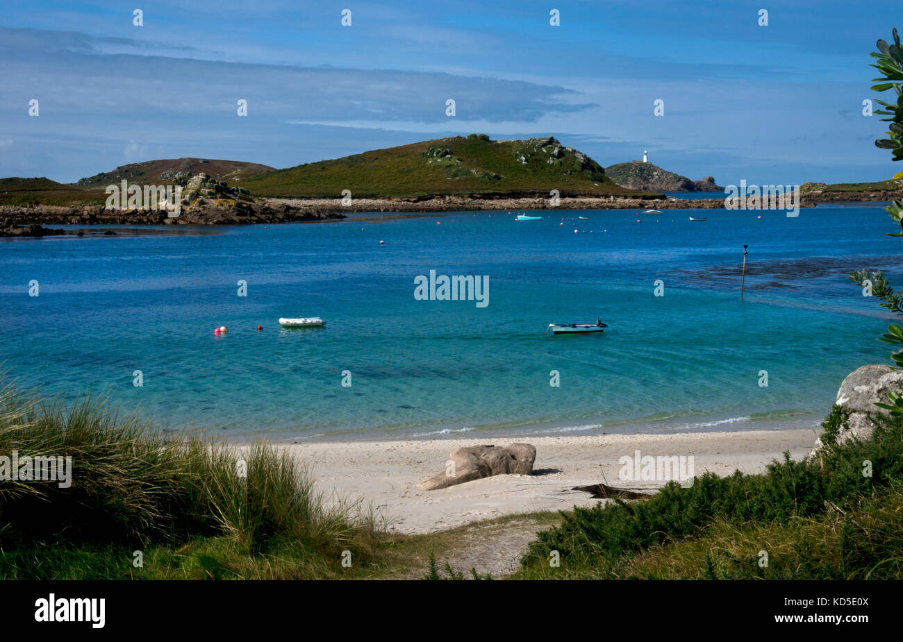 Tresco,Scilly Isles,British Isles Stock Photo