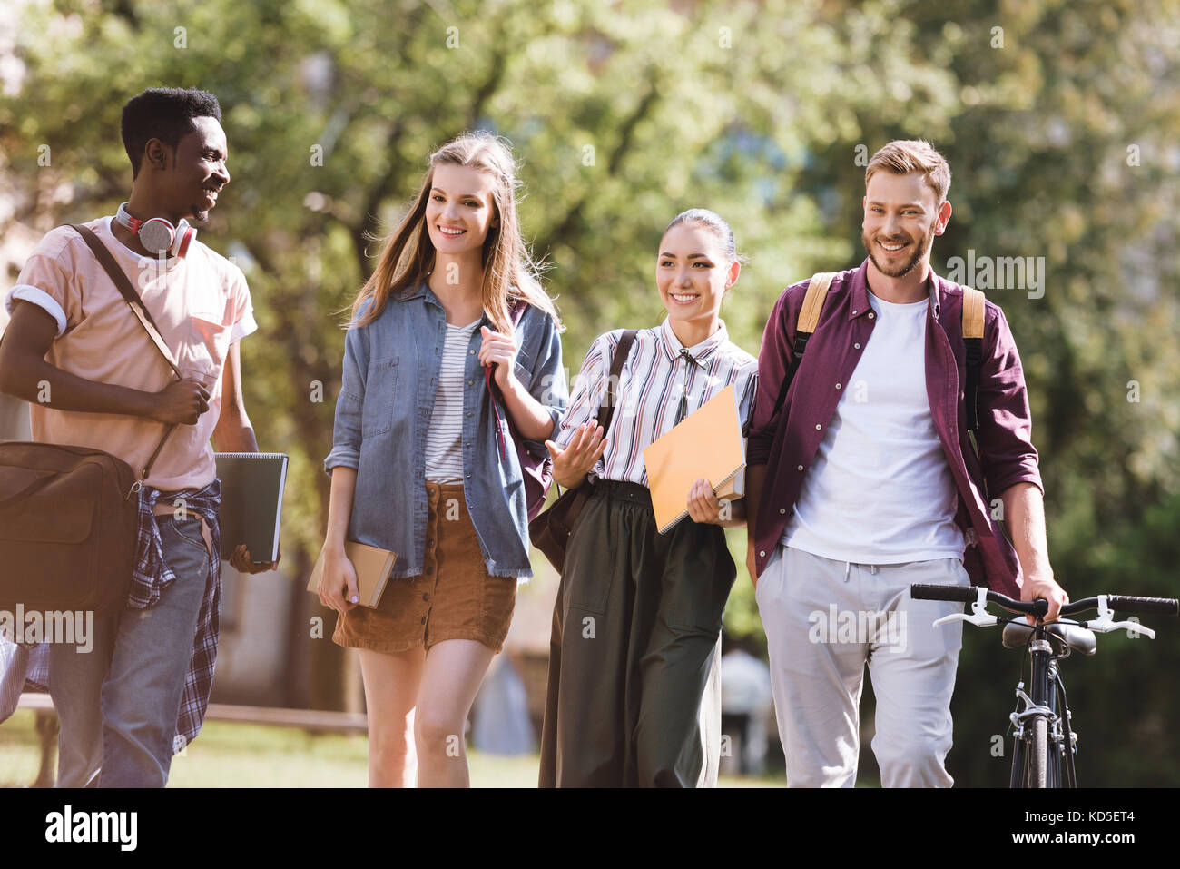 Asian african students girls hi-res stock photography and images - Alamy