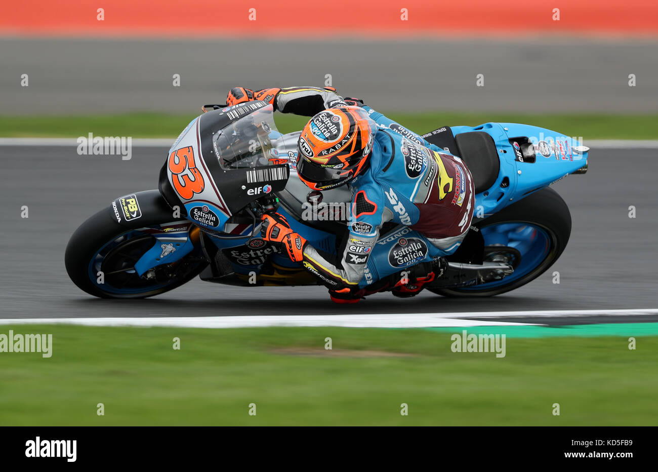EG 0,0 Marc VDS Tito Rabat during qualifying ahead of the British Moto Grand Prix at Silverstone, Towcester. Stock Photo