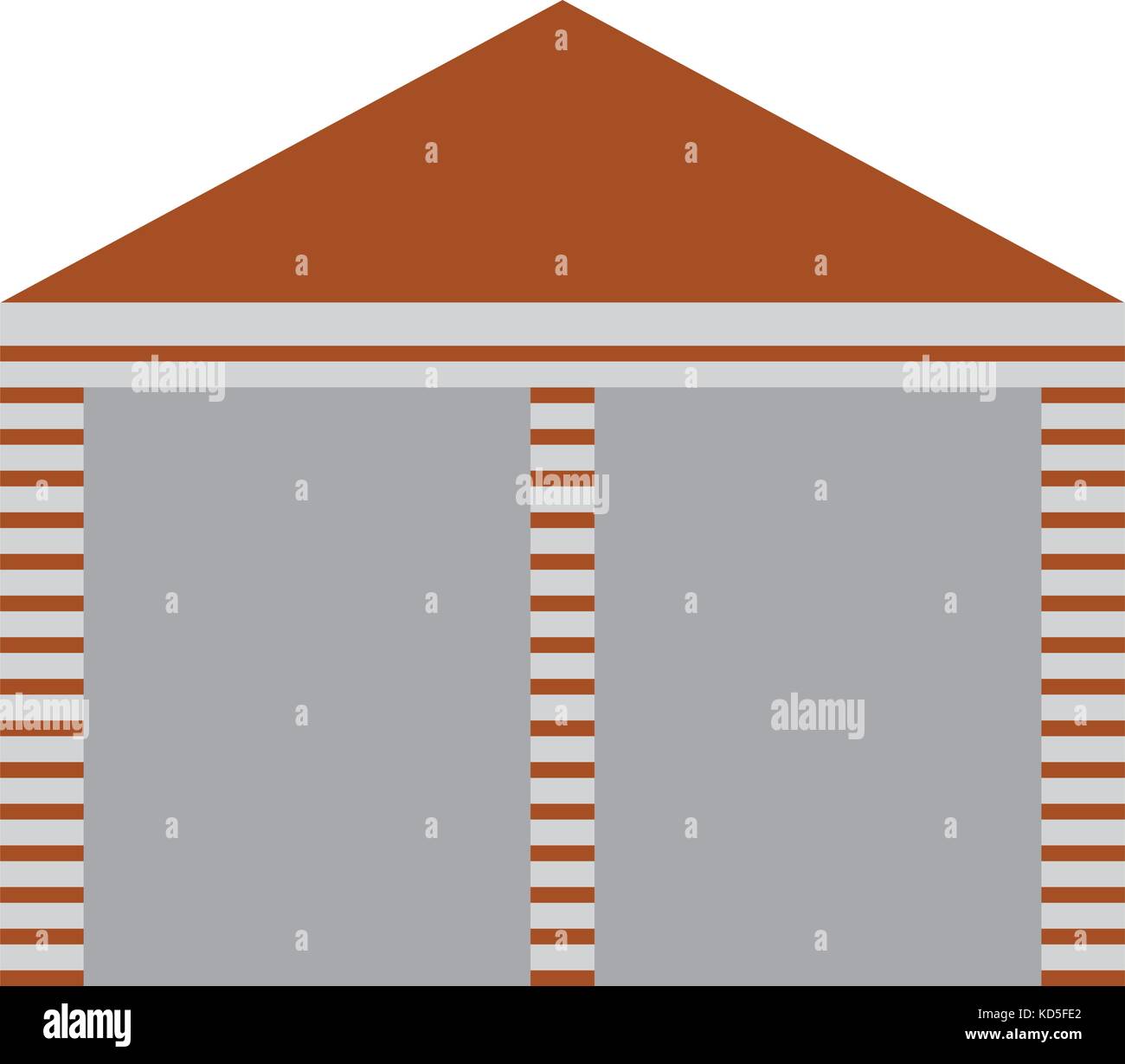 warehouse building exterior commercial empty Stock Vector Image & Art ...