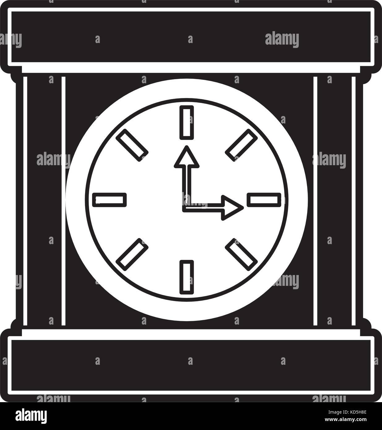clock vector illustration Stock Vector Image & Art - Alamy