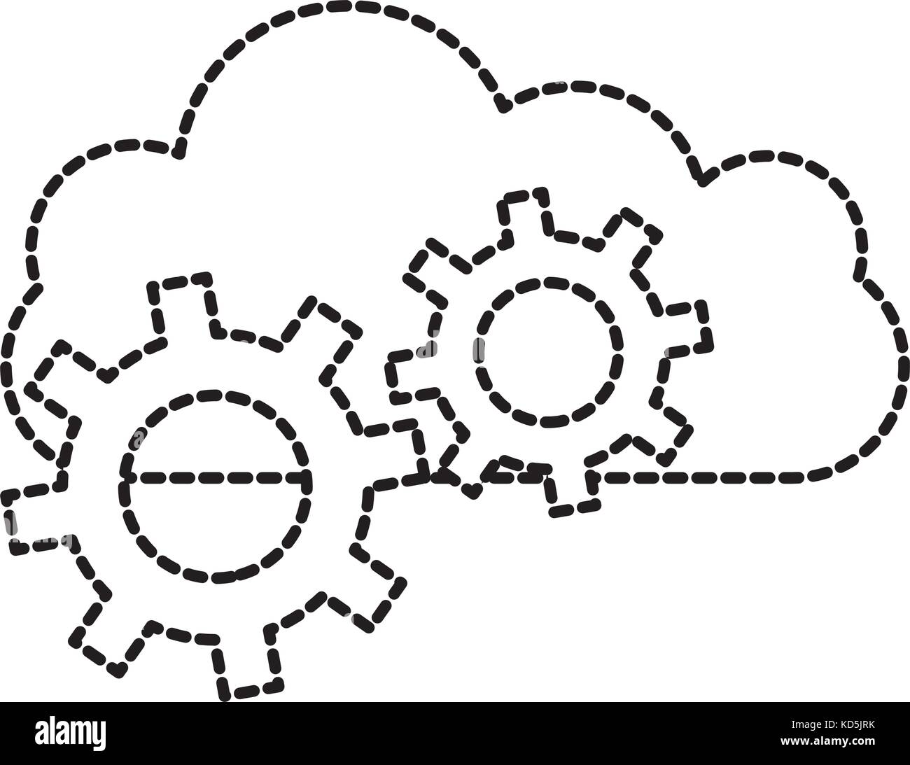 Cloud computing backdrop Black and White Stock Photos & Images - Alamy