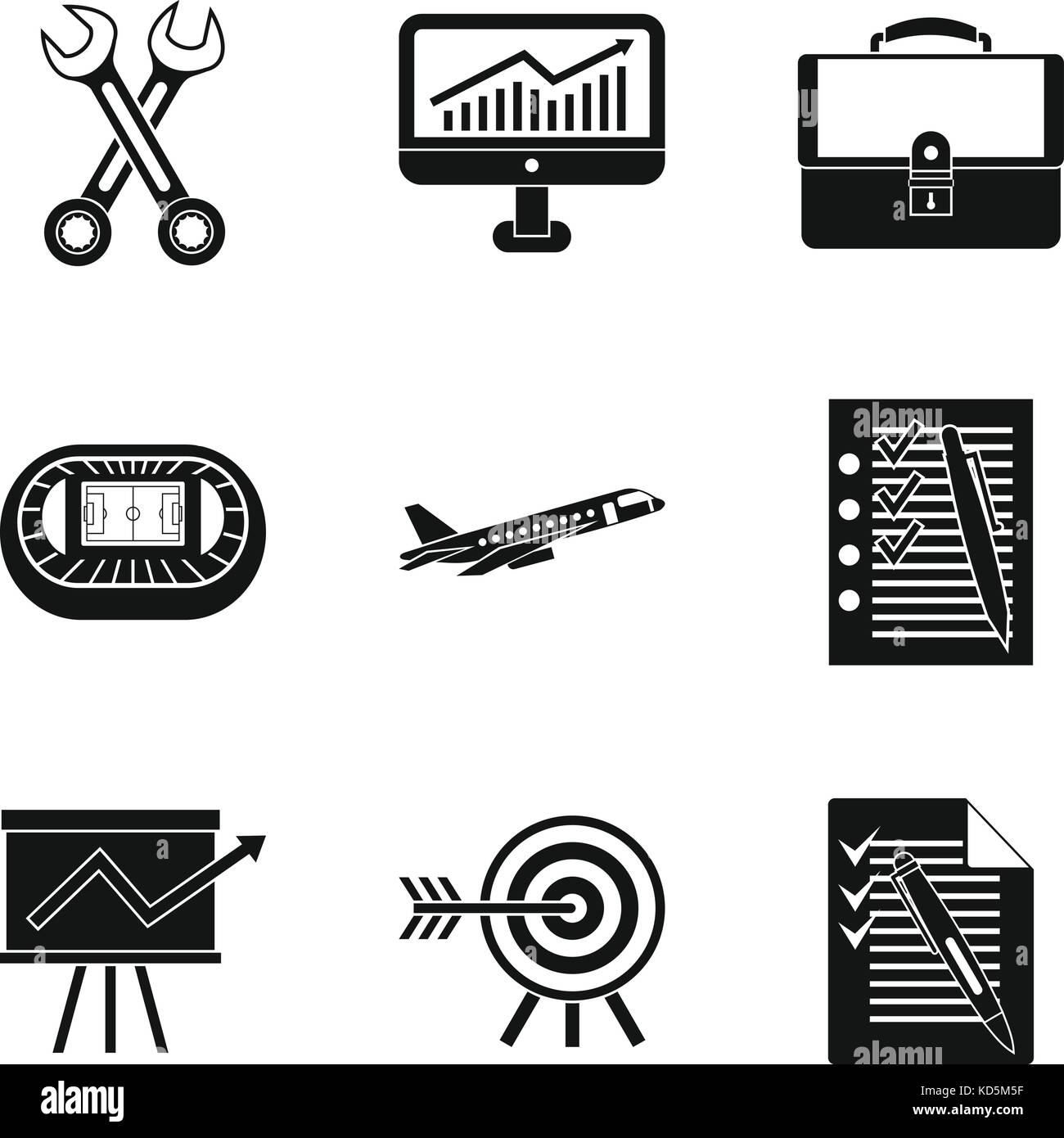 Customer-centricity icons set, simple style Stock Vector Image & Art ...