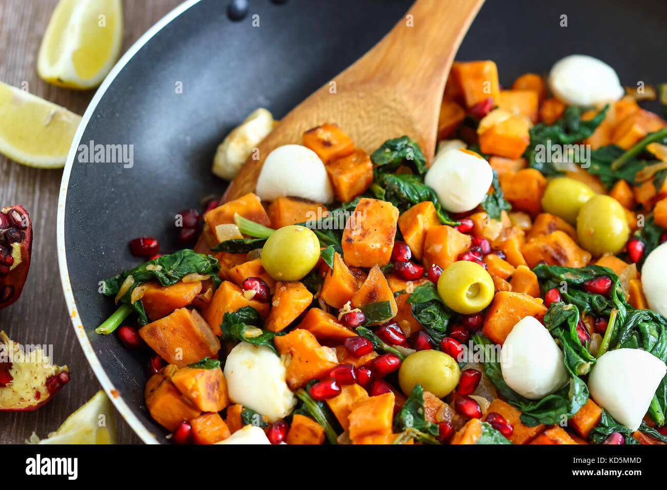 Sweet Potato Breakfast Hash Stock Photo - Alamy