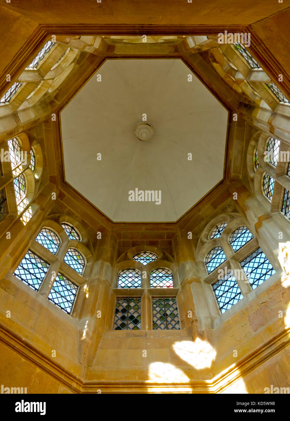 Interior view of Bolsover Castle Derbyshire England UK built in the ...