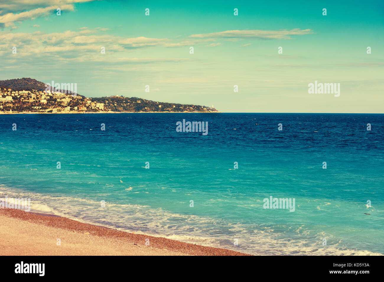 Cote d'Azur. French Riviera, Nice, France Stock Photo