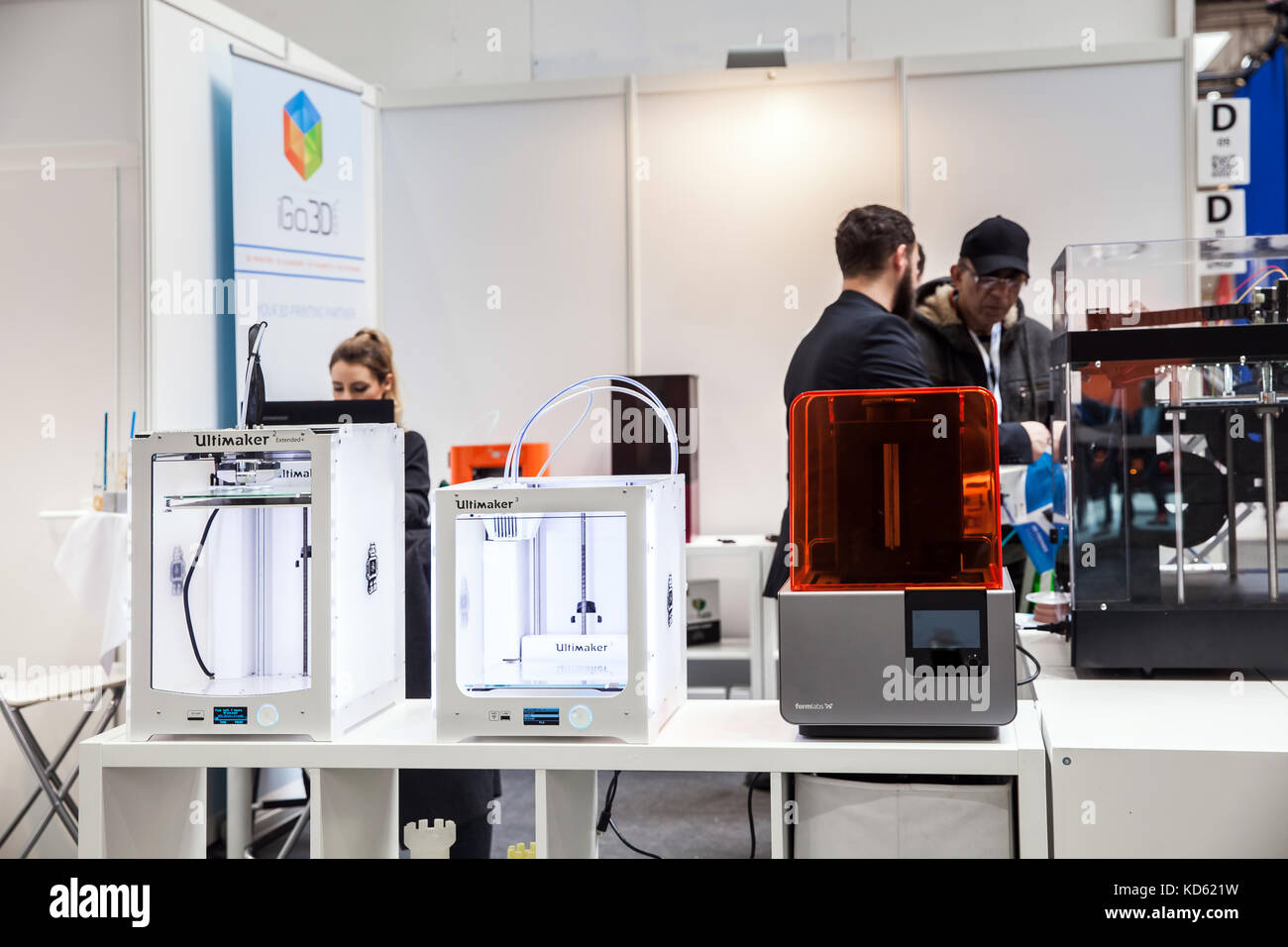 3d printers Ultimaker iGo3D on exhibition Cebit 2017 in Hannover Messe,  Germany Stock Photo - Alamy