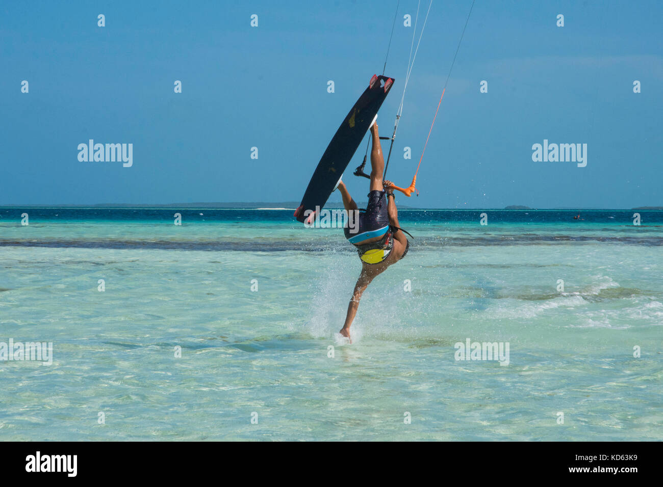 los roques kitesurfing Stock Photo Alamy