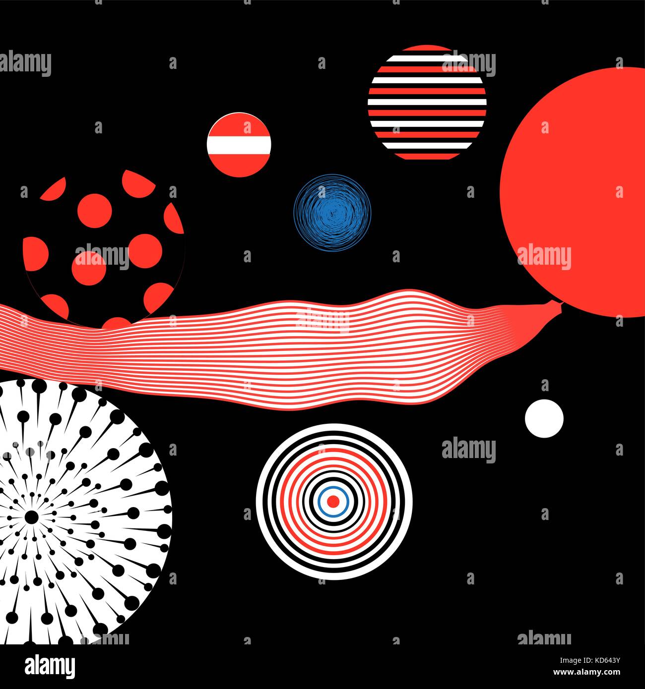 Vector pattern abstract background with circles ornament Stock Vector ...