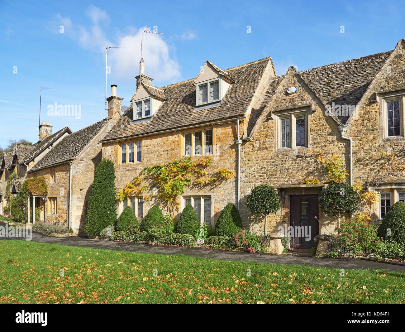 Cotswold village of Lower Slaughter Stock Photo