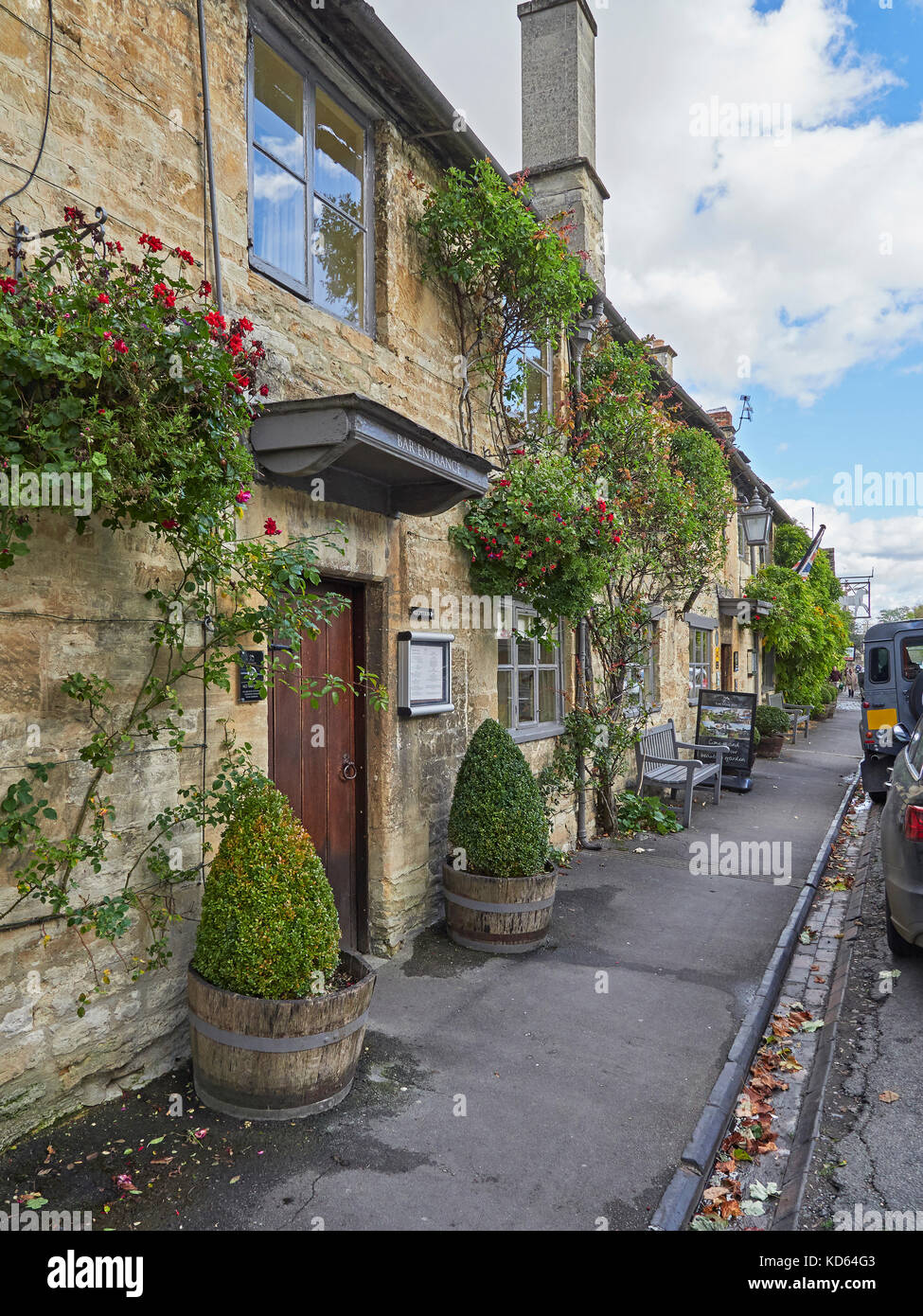 Cotswolds The Lamb inn in the market town of Burford Stock Photo