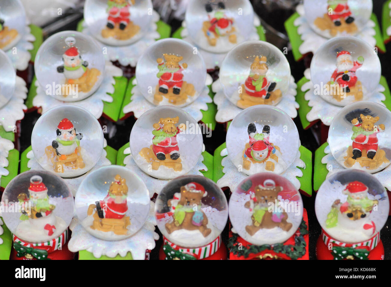 Snowglobes for sale Stock Photo Alamy