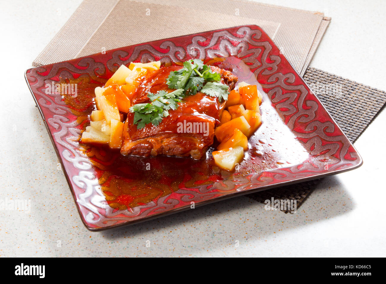 Chinese Braised Pork Dishes Stock Photo - Alamy