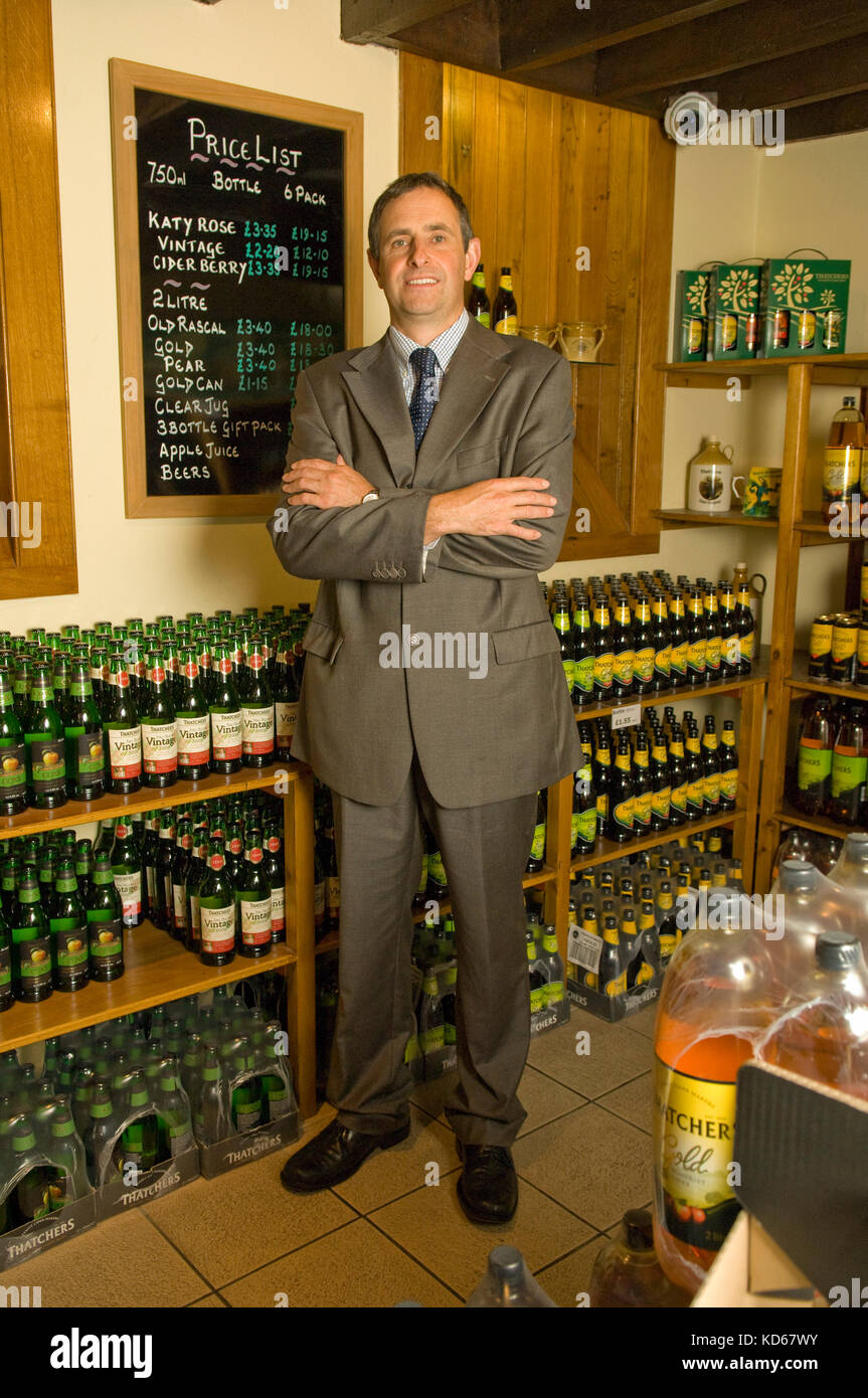 Martin Thatcher CEO of Thatchers Cider, Sandford, nr.Bristol Stock