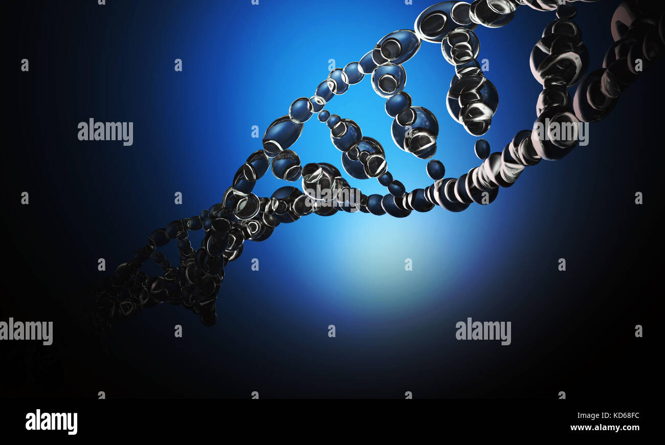 3D render of DNA strands Stock Photo - Alamy