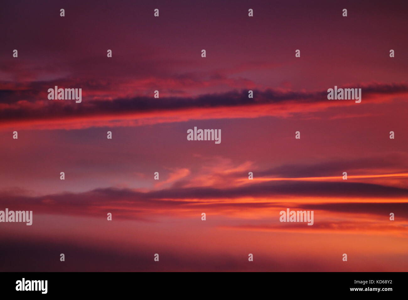 Cloudy colorful sunset sky Stock Photo - Alamy