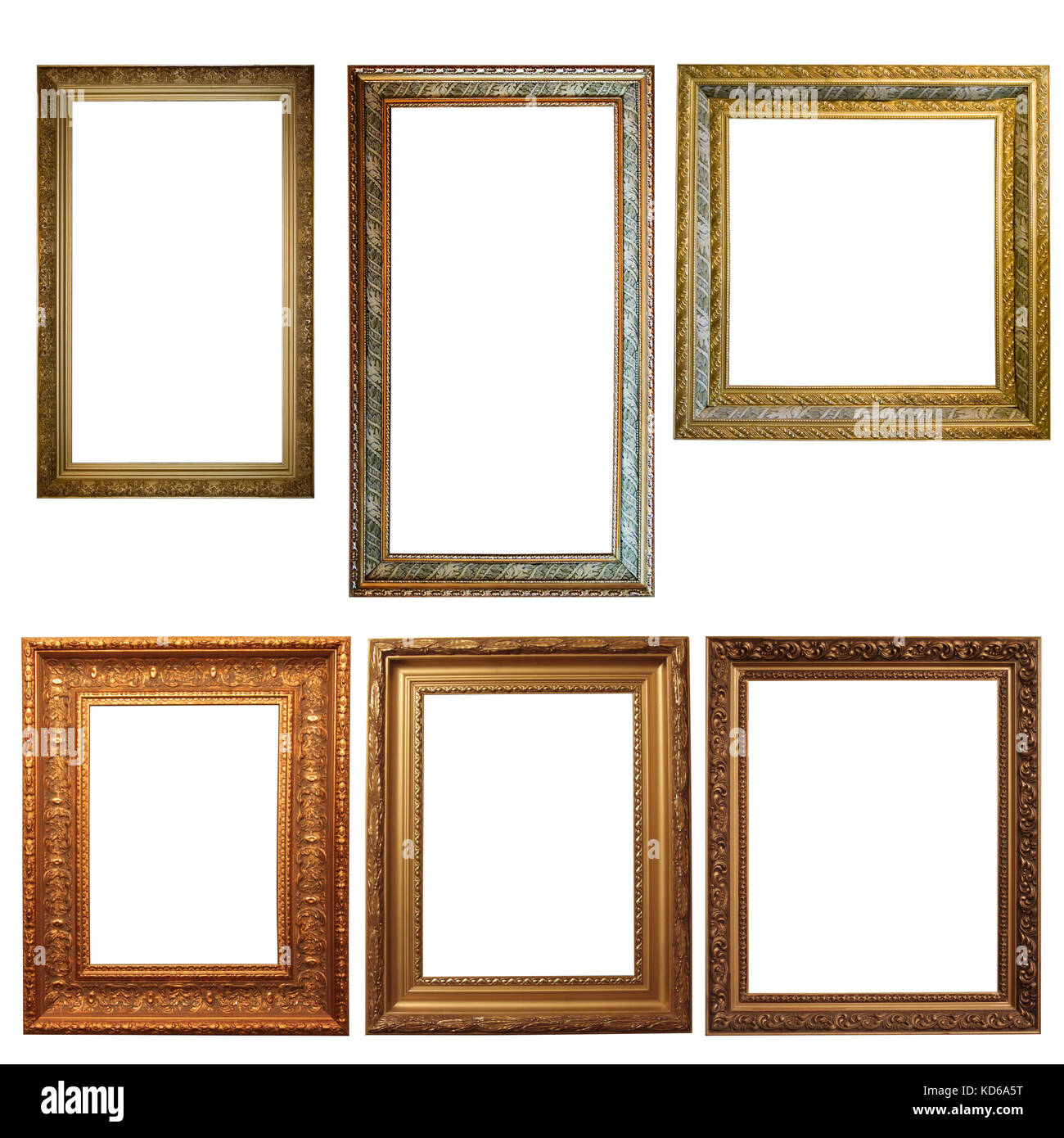 Set of picture frames Stock Photo Alamy