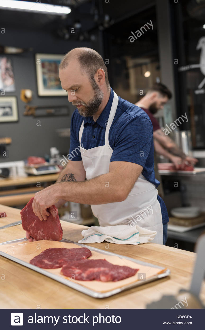 Quality butcher hires stock photography and images Alamy