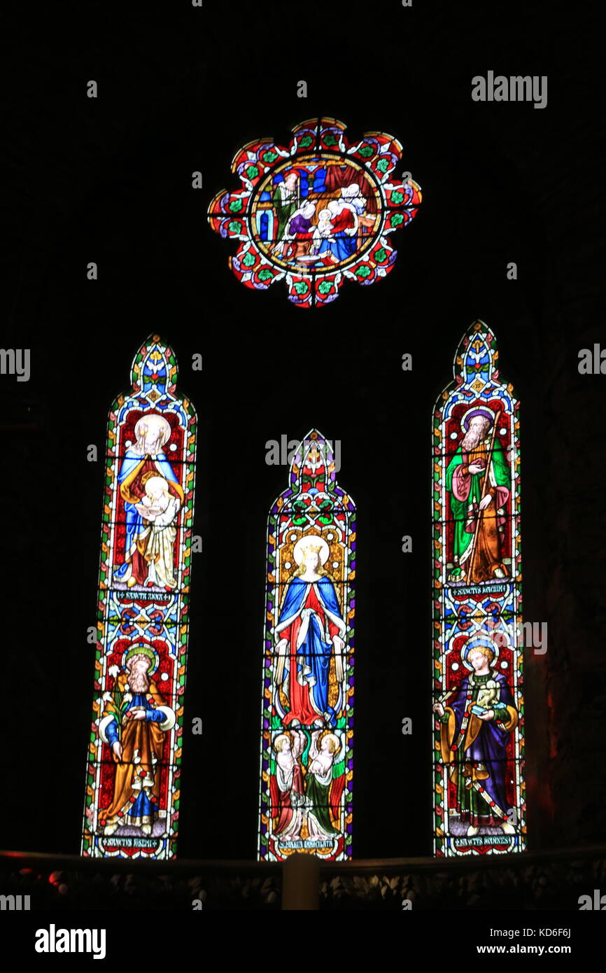 stained glass windows, Co. Kerry, Ireland. Paintings Stock Photo Alamy