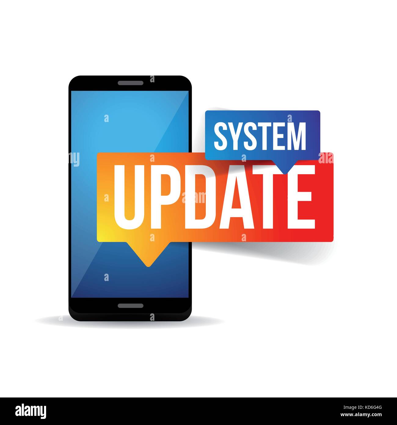 Update computer software online Stock Vector Images - Alamy