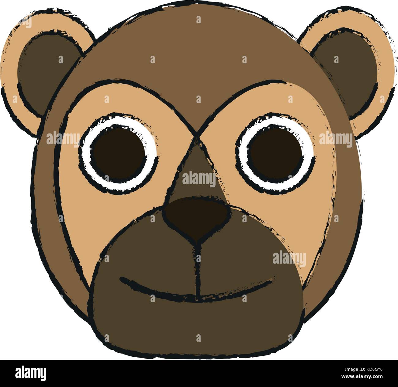Bear cute cartoon icon vector illustration graphic design Stock Vector ...