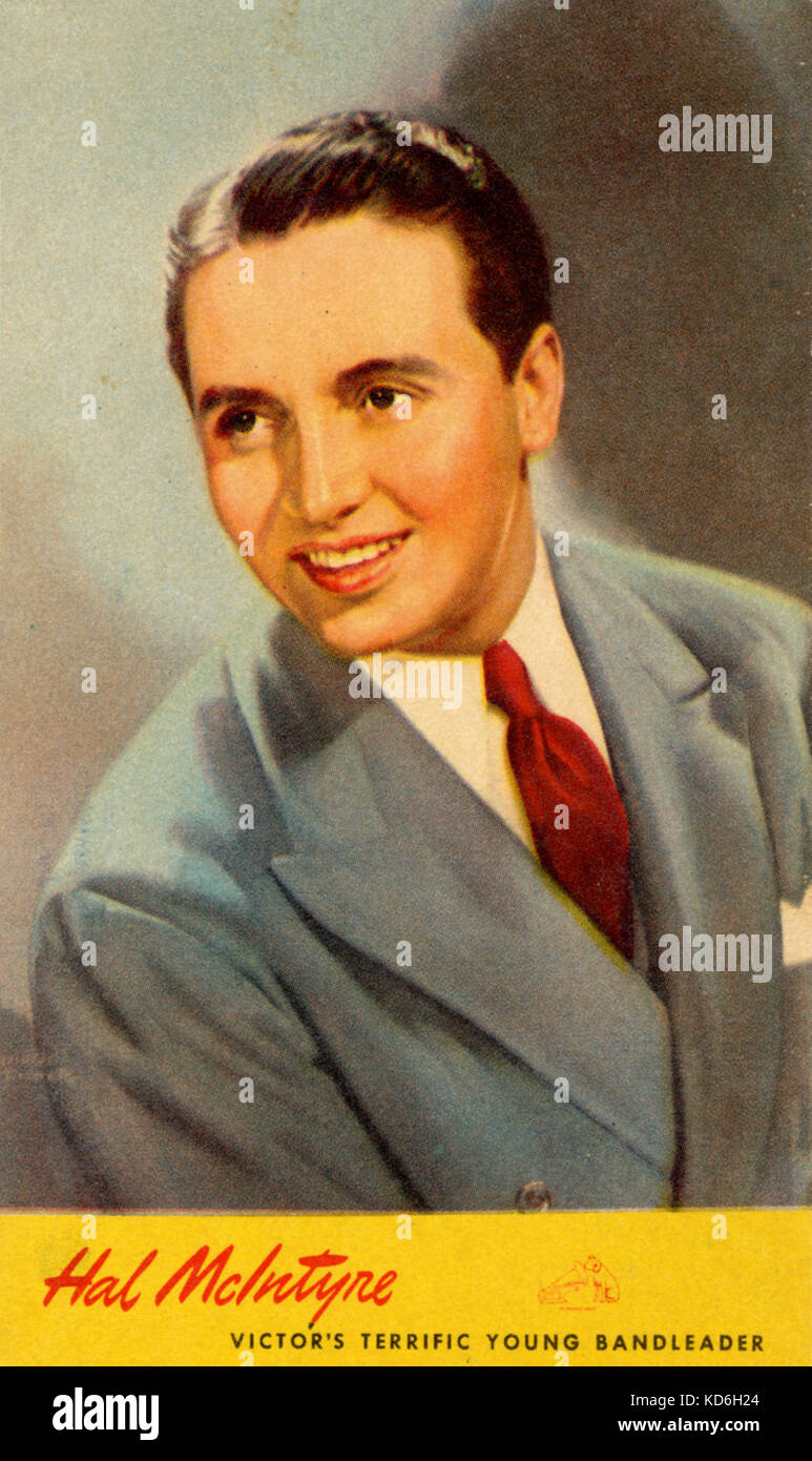Hal McIntyre ビンテージ コンサートポスター Hal mcintyre hi-res stock photography and images - Alamy