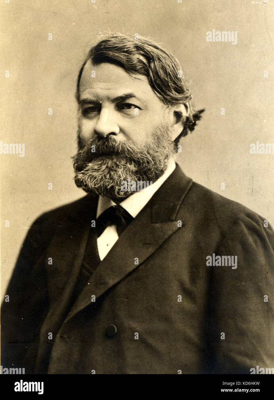 Joseph Joachim Hungarian (Germanised) violinist,  composer and conductor, 1831-1907. Stock Photo