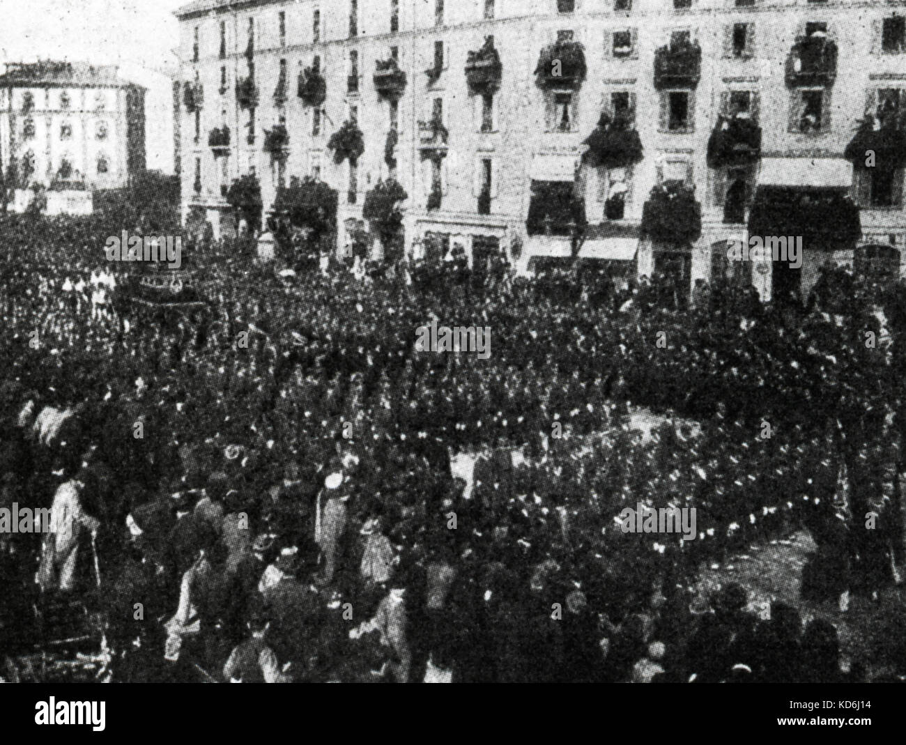 VERDI's funeral February 1901. Milan Italian composer (18131901