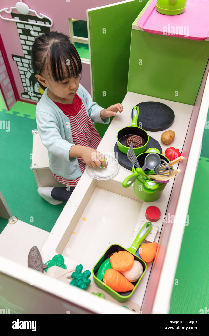 Indoor store play kitchen