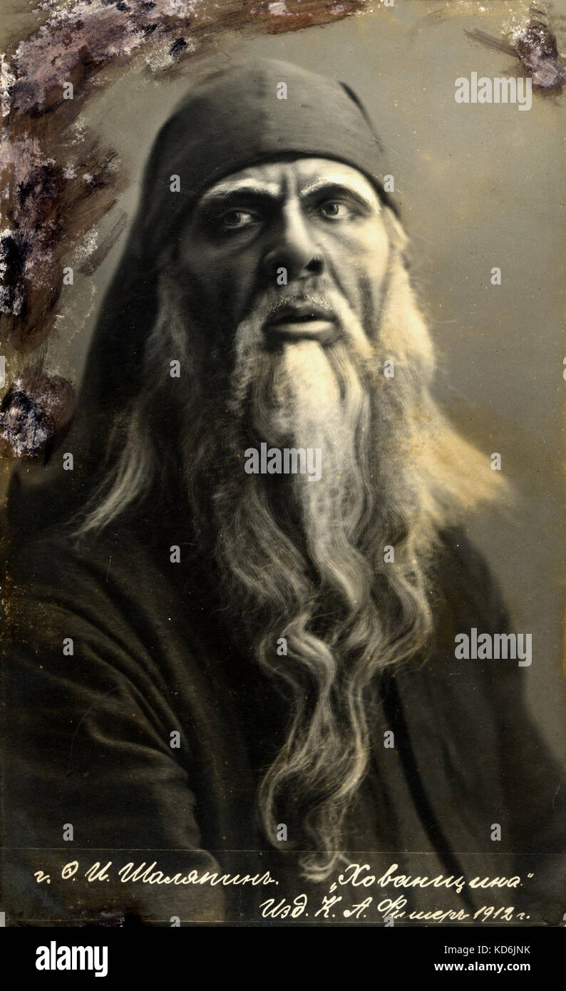 Russian singer chaliapin 1873 1938 High Resolution Stock Photography and Images Alamy