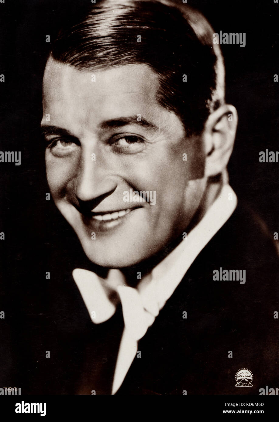 Maurice Chevalier, portrait. French comedian, singer, actor, songwriter ...