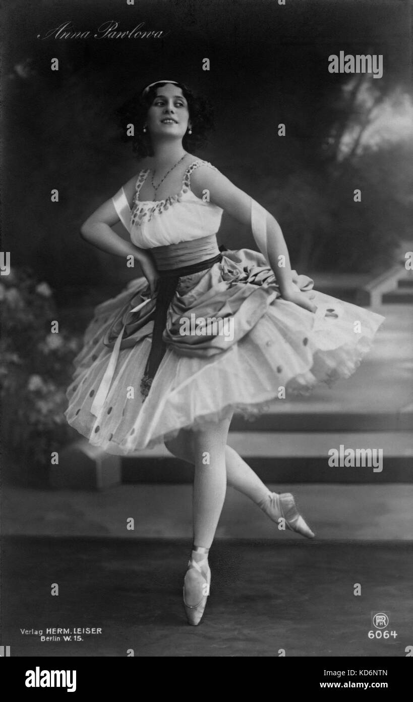 Anna Pavlova - dancing. Russian ballet dancer, 31 January  1881 - 22 January  1931 Stock Photo