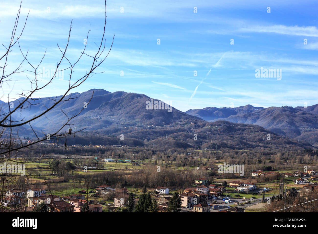 Lunigiana valley Stock Photo