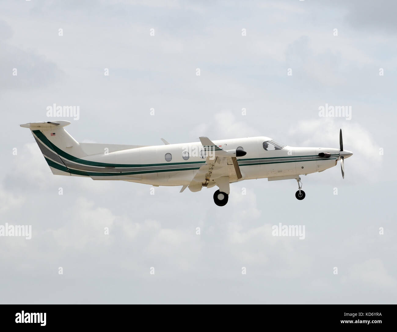 Modern turboprop airplane for regional charter flights Stock Photo Alamy