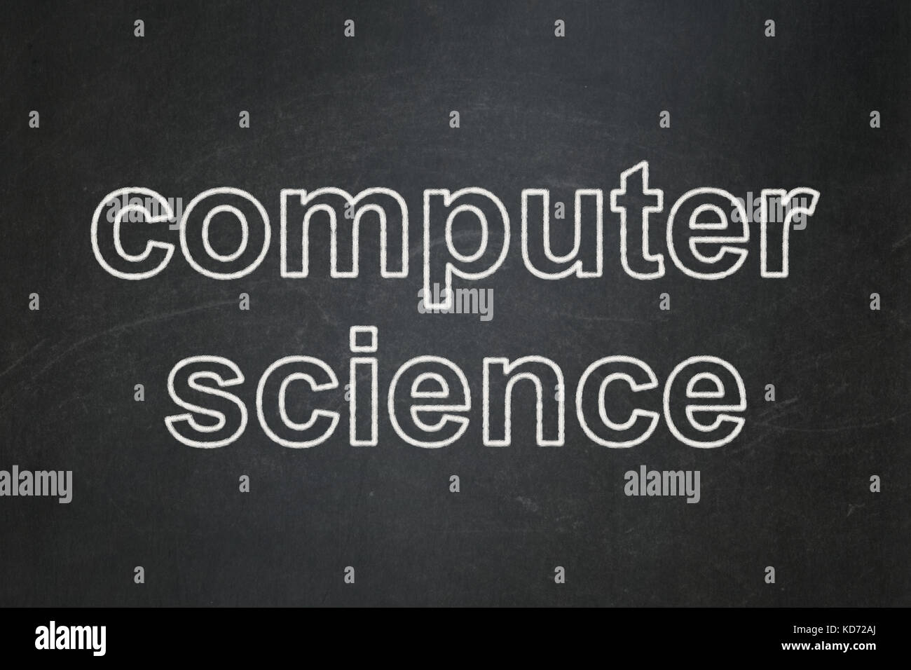 Science concept: Computer Science on chalkboard background Stock Photo ...