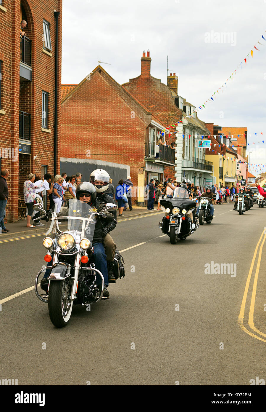 Convoy of motorbikes hi-res stock photography and images - Alamy