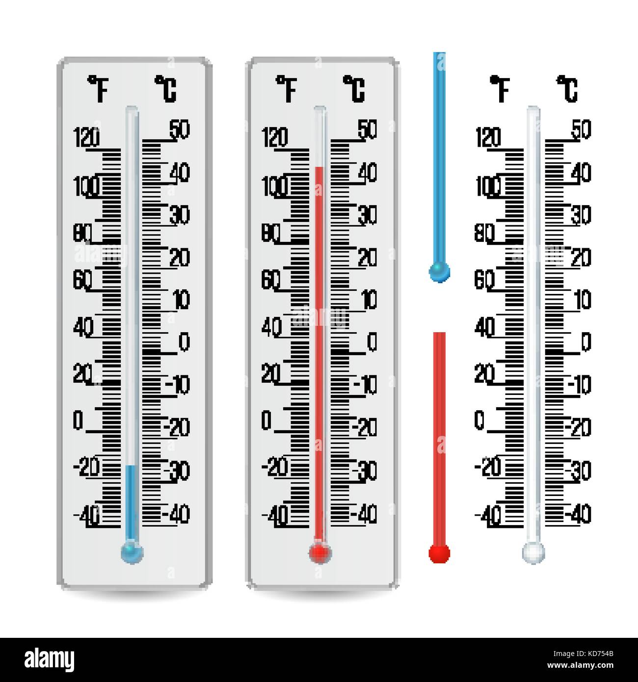 Room thermometer for measuring temperature degree Vector Image
