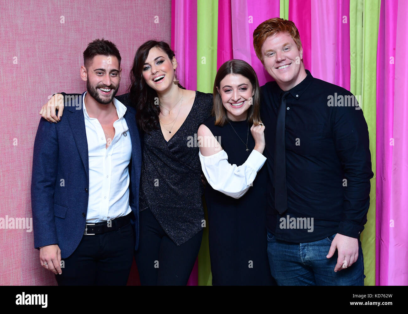Michael Socha, Kelly Wenham, Georgia Groome and Danny Morgan attending